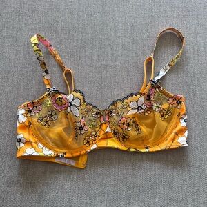 Savage X Fenty Poppy Unlined Lace Balconette Bra